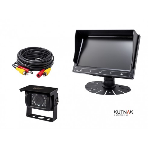 SET ΜΟΝΙΤΟΡ 7" + ΚΑΜΕΡΑ+ΚΑΛΩΔΙΟ RCA 10ΜΕΤΡΑ 12/24V ΚΑΜΕΡΕΣ ΟΠΙΣΘΟΠΟΡΕΙΑΣ