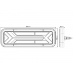 LED REAR LAMP WITH DYNAMIC INDICATOR LEFT LED 