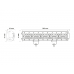 ΜΠΑΡΑ LED ΙΣΙΑ 12-24V LED 