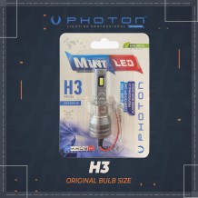 LED MINI Λάμπα H3 Can Bus Compact 6000K 12V/24V PHOTON LED