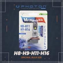 LED MINI Λάμπα H8/H9/H11/16 Can Bus Compact 6000K 12V/24V PHOTON LED