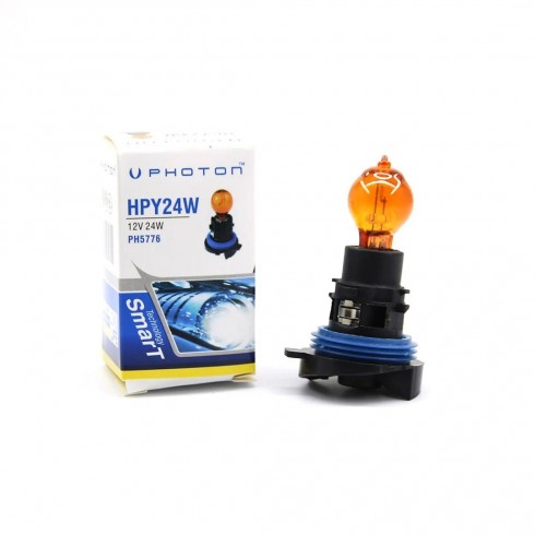 ΛΑΜΠΑ 12V 24W HPY24W AMBER PHOTON LED
