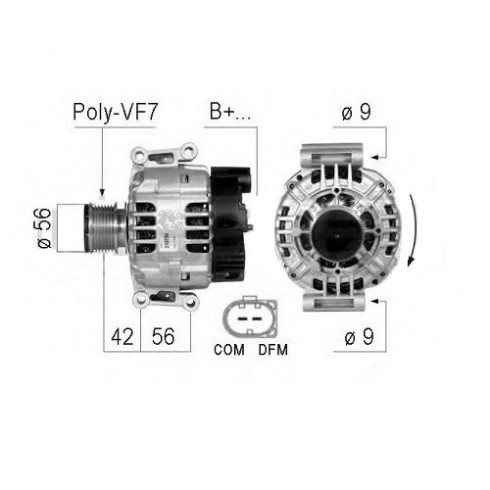 ΑLT 120A 14V MERCEDES    